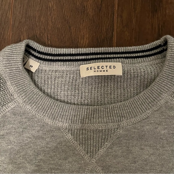 Selected Homme grey sweater - Picture 3 of 7